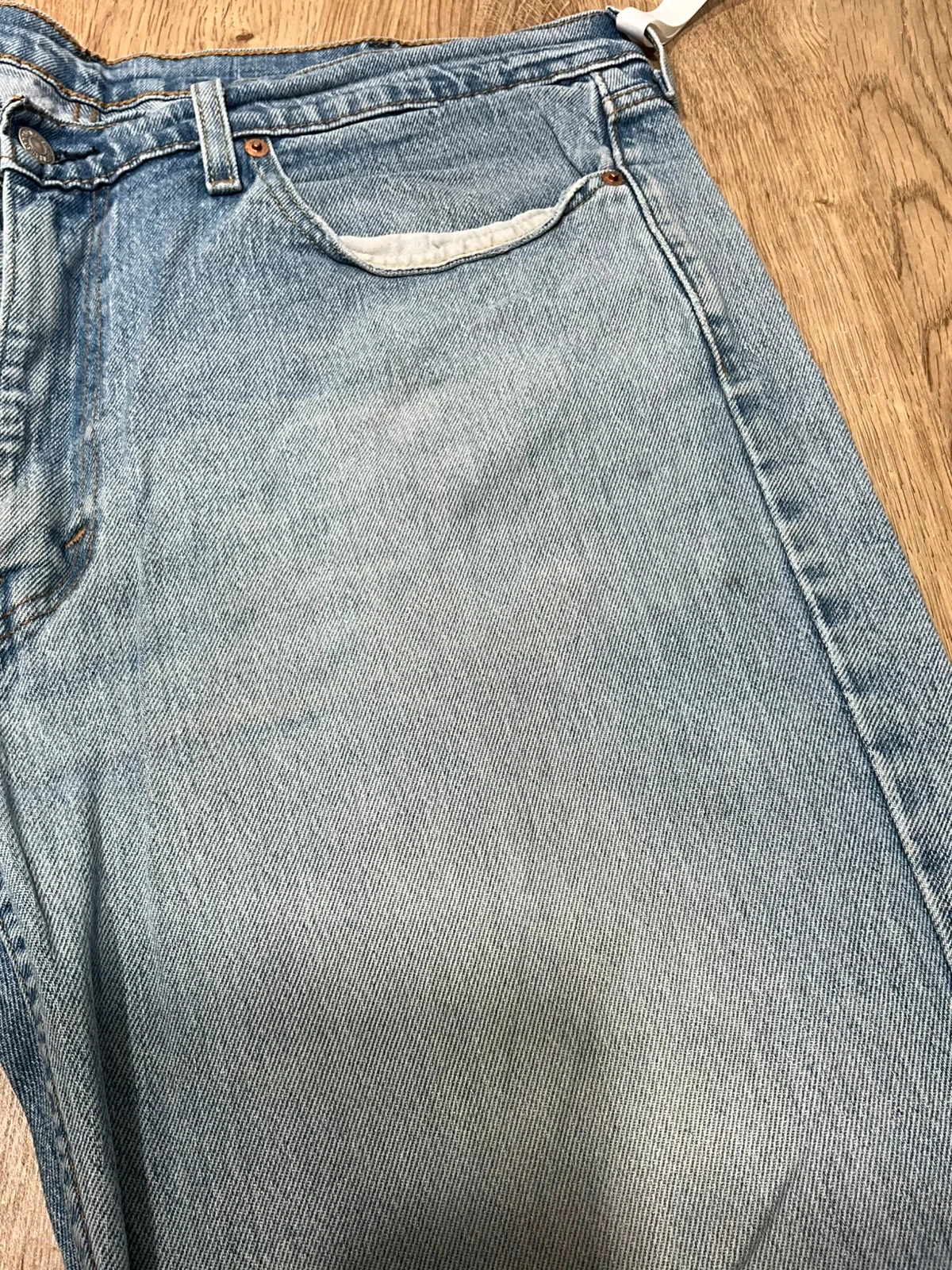 Jean Levi’s Homme 514 Straight W38 L30 Vintage 99% Coton Bleu  Lvh 133 – photo 5